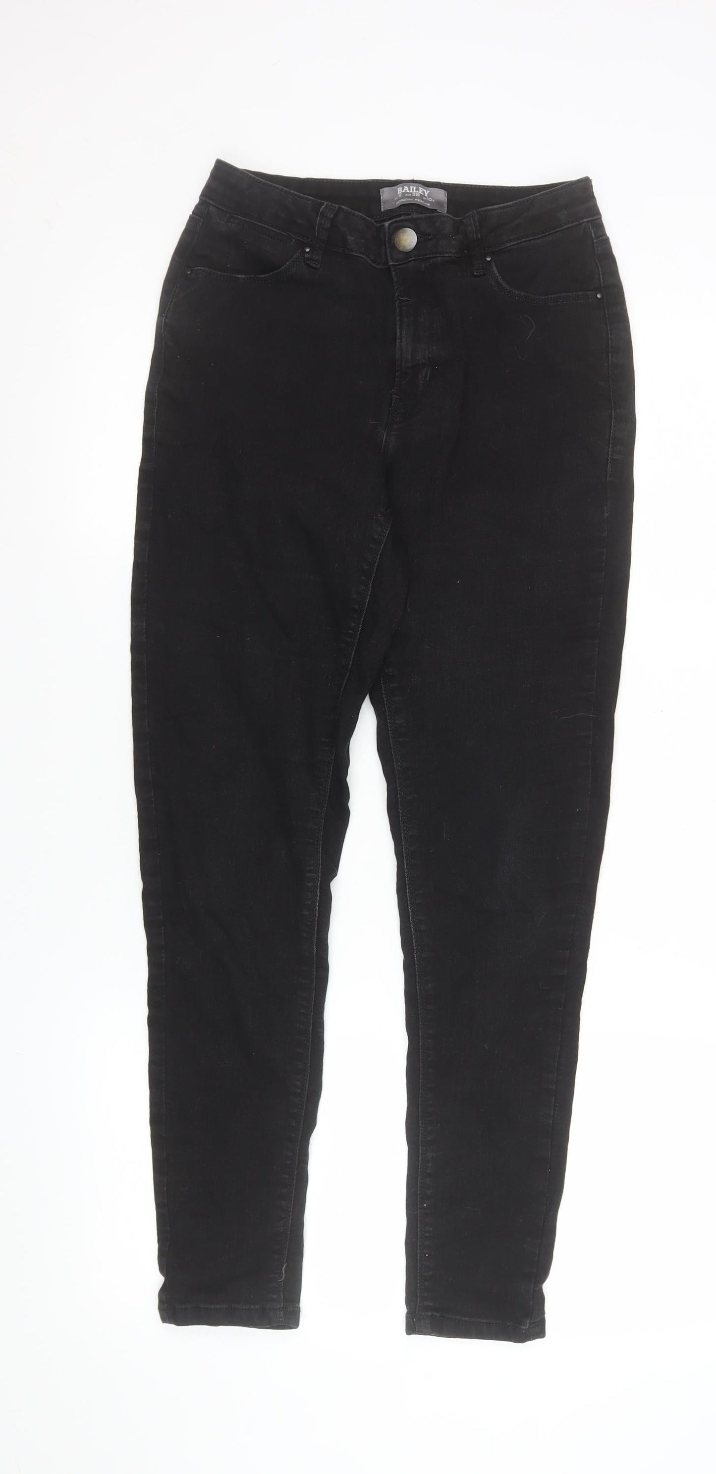 Dorothy Perkins Women’s Black Skinny Jeans Size 10R Stretch Denim