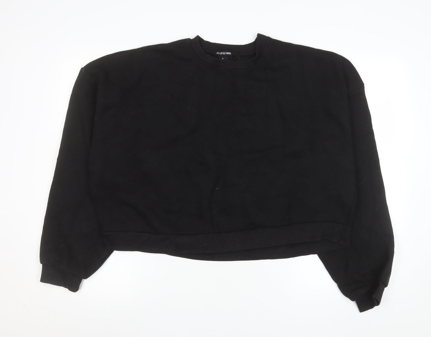 PrettyLittleThing Womens Black Medium Pullover Sweatshirt