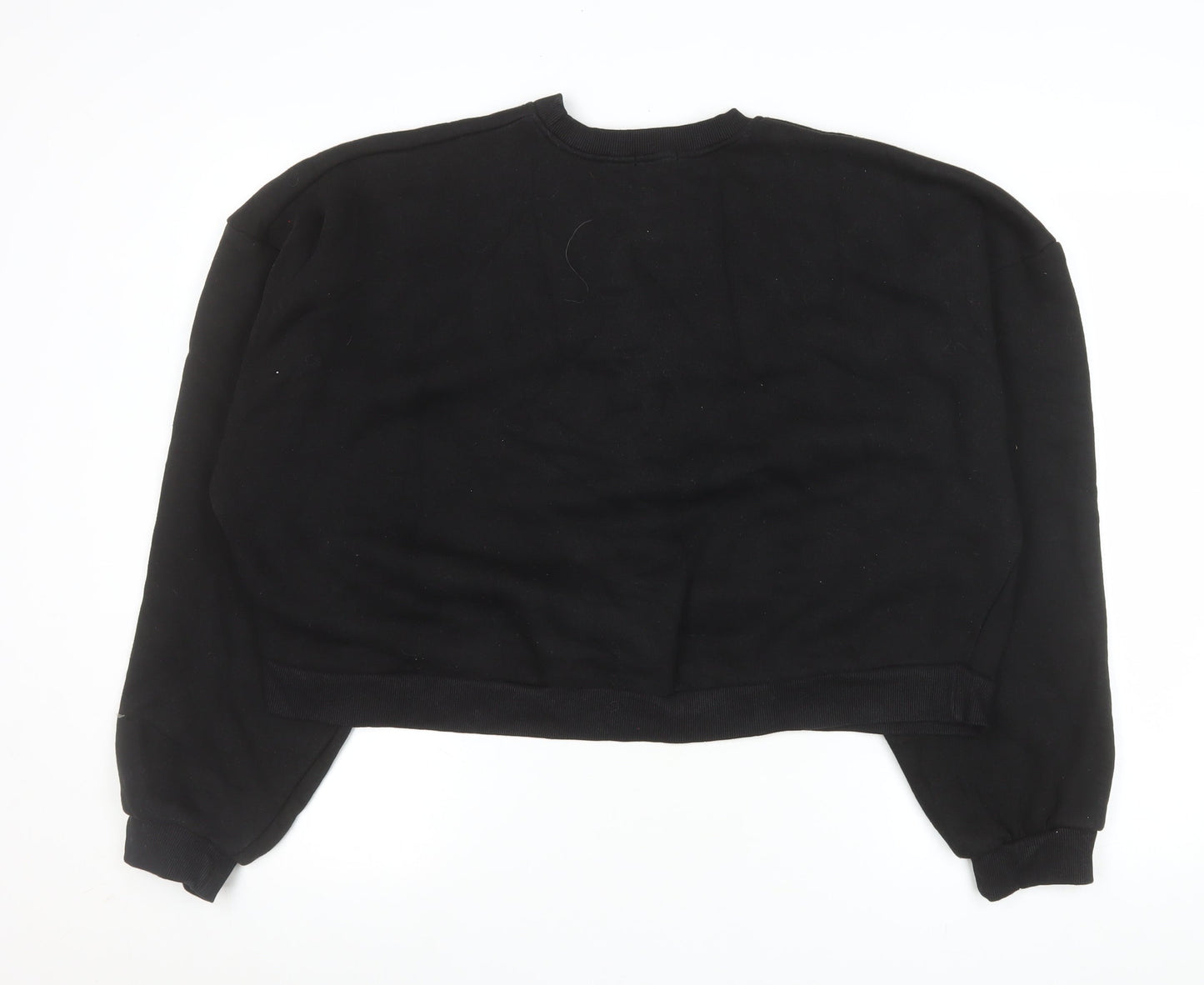 PrettyLittleThing Womens Black Medium Pullover Sweatshirt