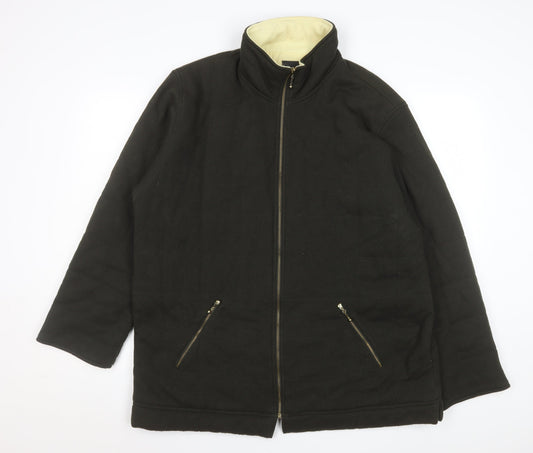 Mamut Sport Men's Black Size 42 Cotton Blend Full Zip Jacket