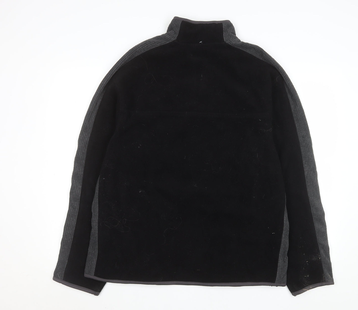 Ashford Sport Men’s Black Fleece 1/4 Zip Pullover Sweatshirt L
