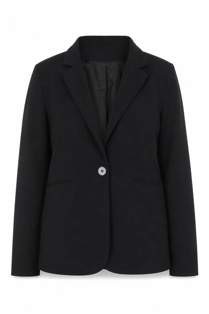 Primark Women’s Black Single-Breasted Blazer UK 10 Classic Fit