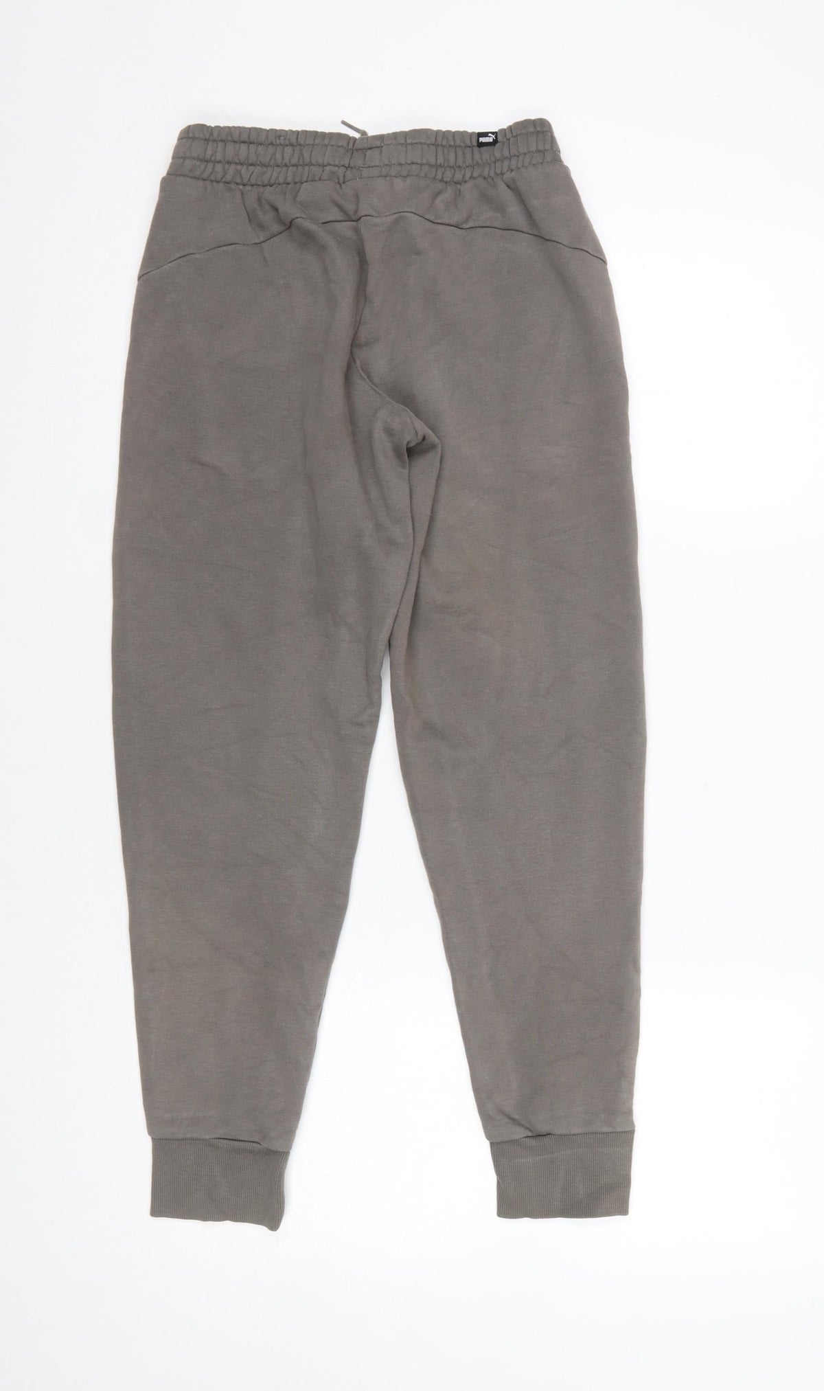 Puma Womens Grey XS Jogger Trousers with Logo Sports Casual