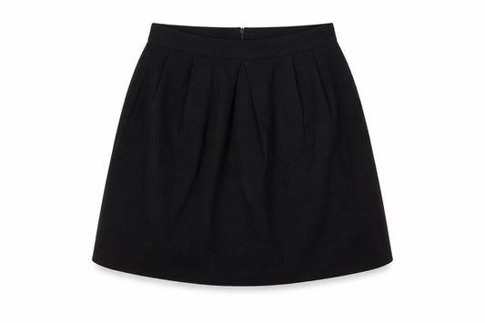 Massimo Dutti Women's Black A-Line Knee Length Skirt Size 12