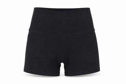 FLXXFIT Womens Black Biker Shorts Medium Stretch Gym Yoga Activewear