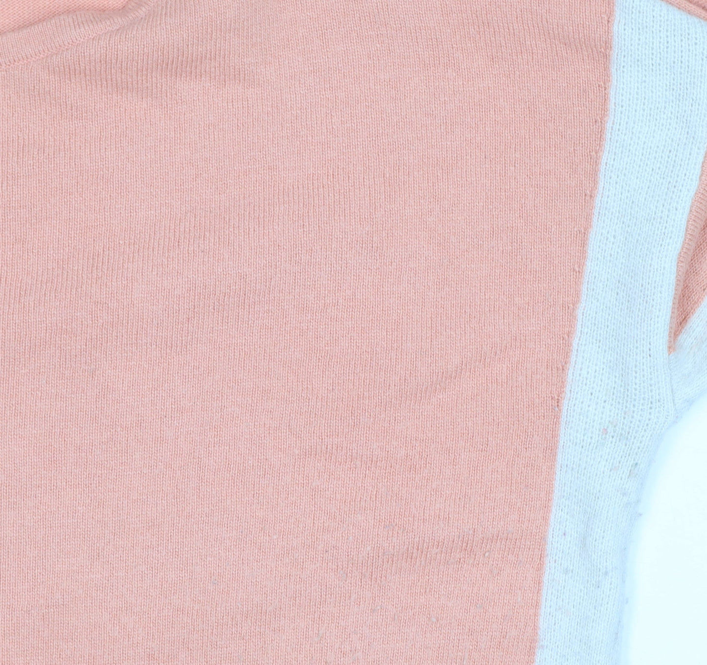 White Stuff Women's Pink Merino Wool Blend Crew Neck Jumper Size 12