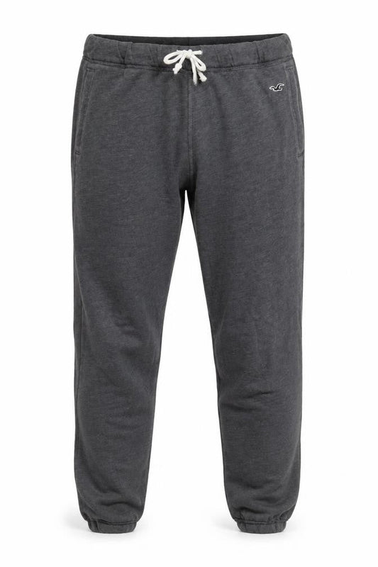 Hollister Men’s Grey Regular Fit Sweatpants M Tapered Leg Casual