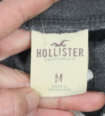 Hollister Men’s Grey Regular Fit Sweatpants M Tapered Leg Casual