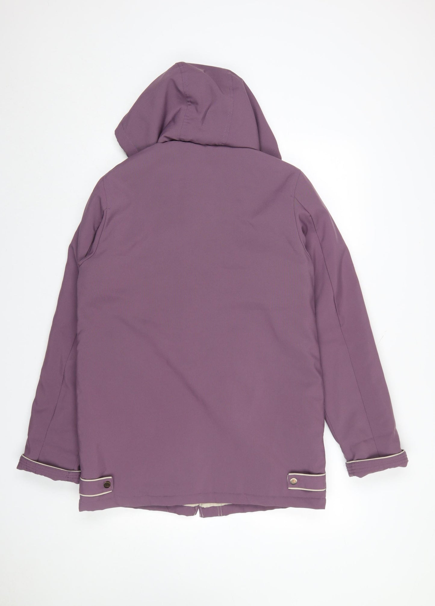 Klassik Clothing Women's Purple Hooded Parka Jacket Size 10