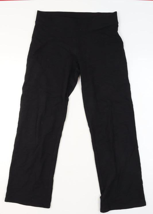 Dunnes Stores Womens Black Cotton Stretch Leggings S Short