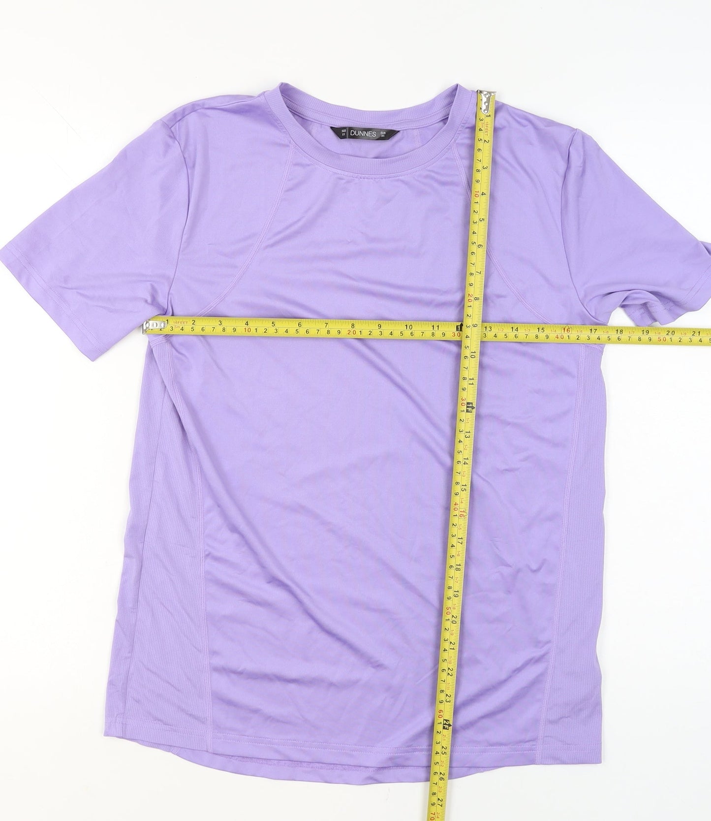 Dunnes Men’s Purple XS Athletic Fit Short Sleeve Gym T-Shirt