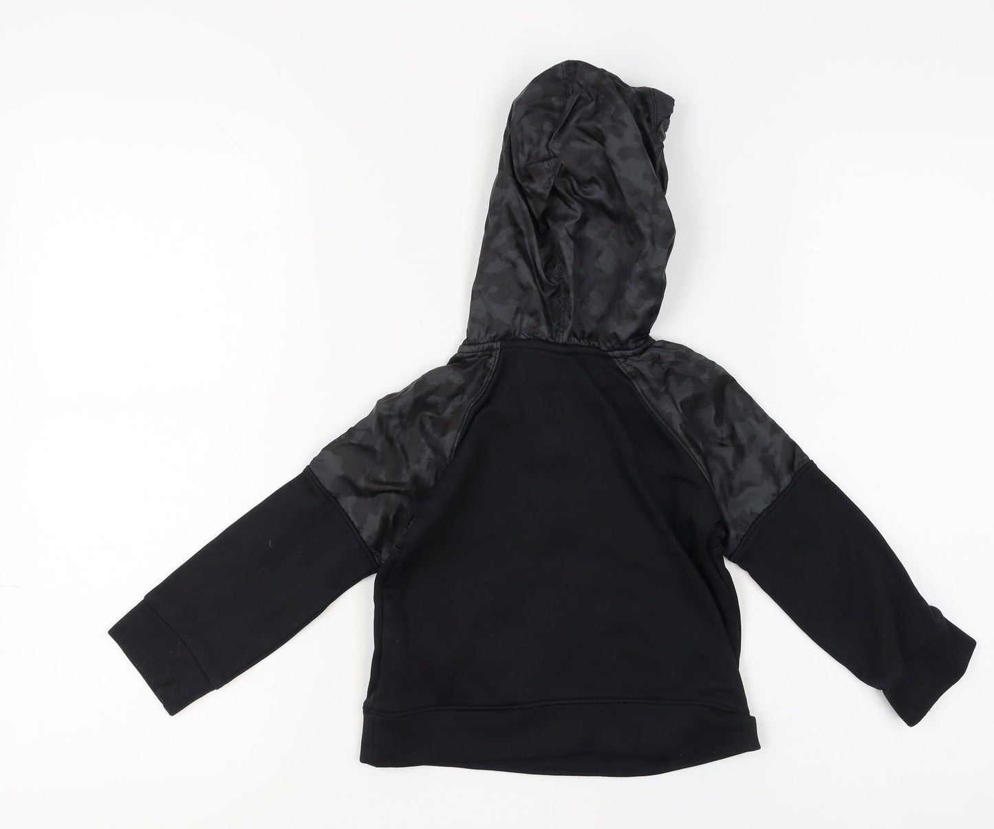 Under Armour Boys Black 3-4 Years Pullover Hoodie with Camouflage Detail