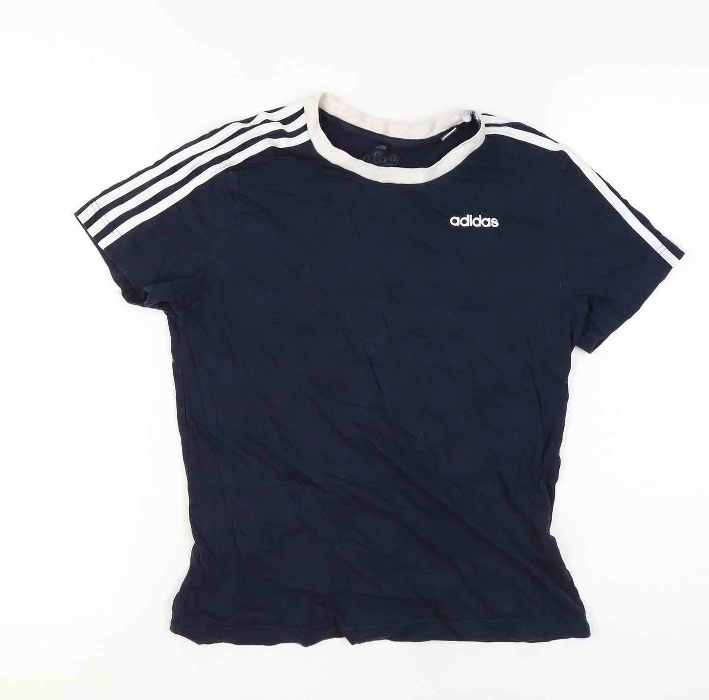 Adidas Men's Blue XS Short Sleeve Crew Neck Sports T-Shirt