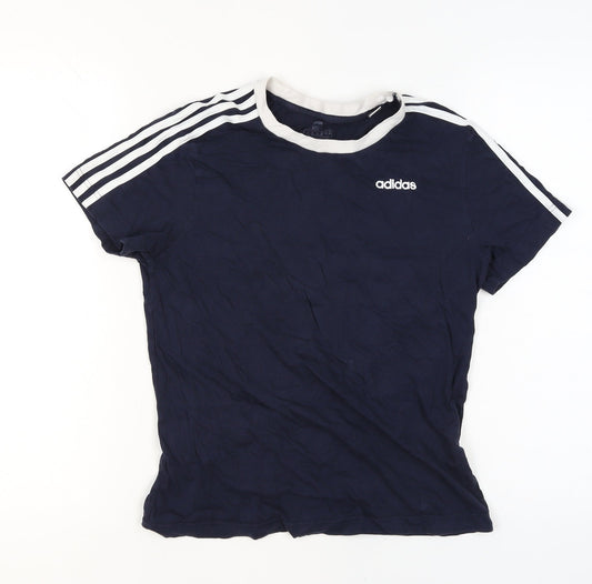 Adidas Men's Blue XS Short Sleeve Crew Neck Sports T-Shirt
