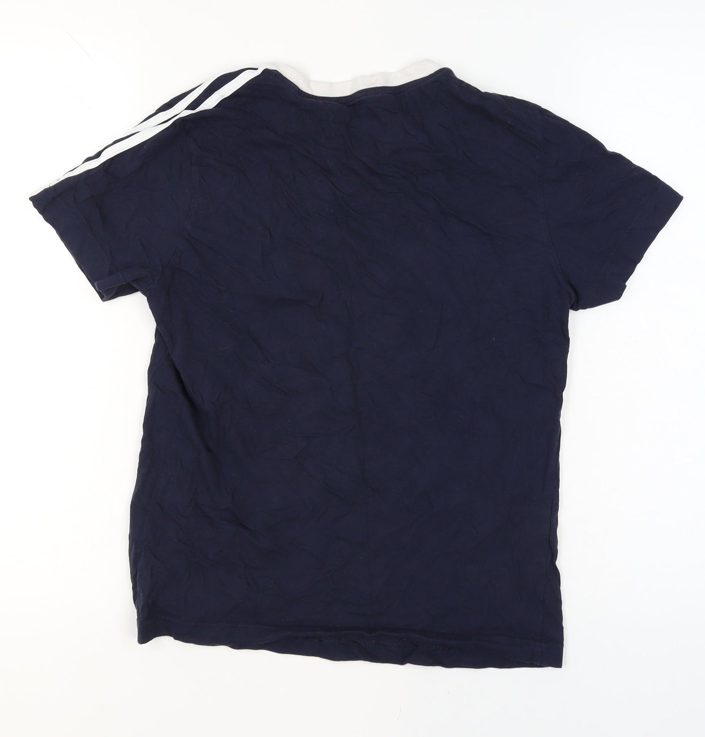 Adidas Men's Blue XS Short Sleeve Crew Neck Sports T-Shirt