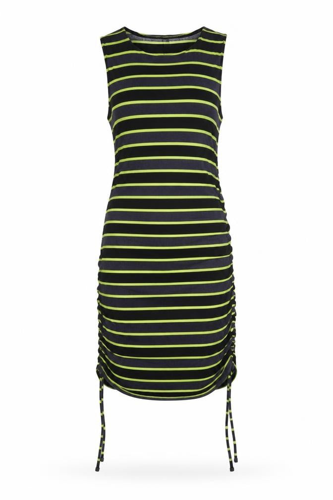 H&M Divided Women’s Multicoloured XS Ruched Striped Tank Dress