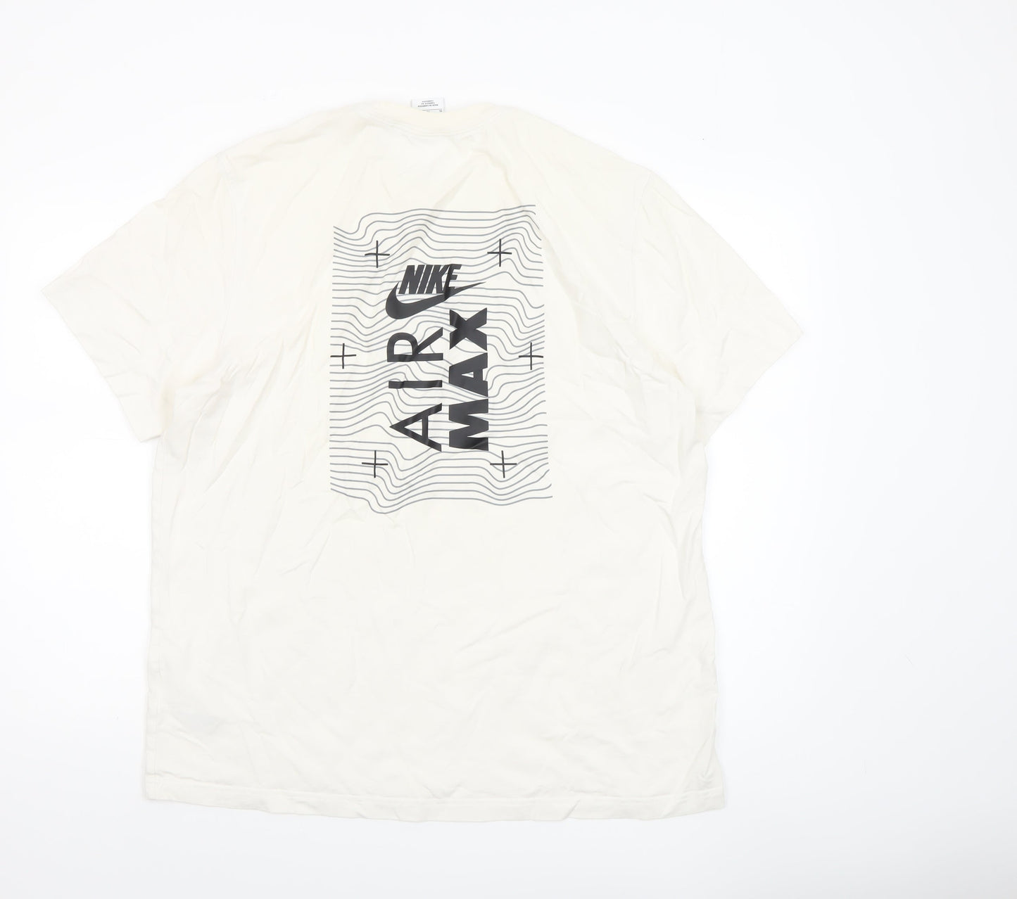Nike Men's White XL Air Max Graphic Cotton T-Shirt