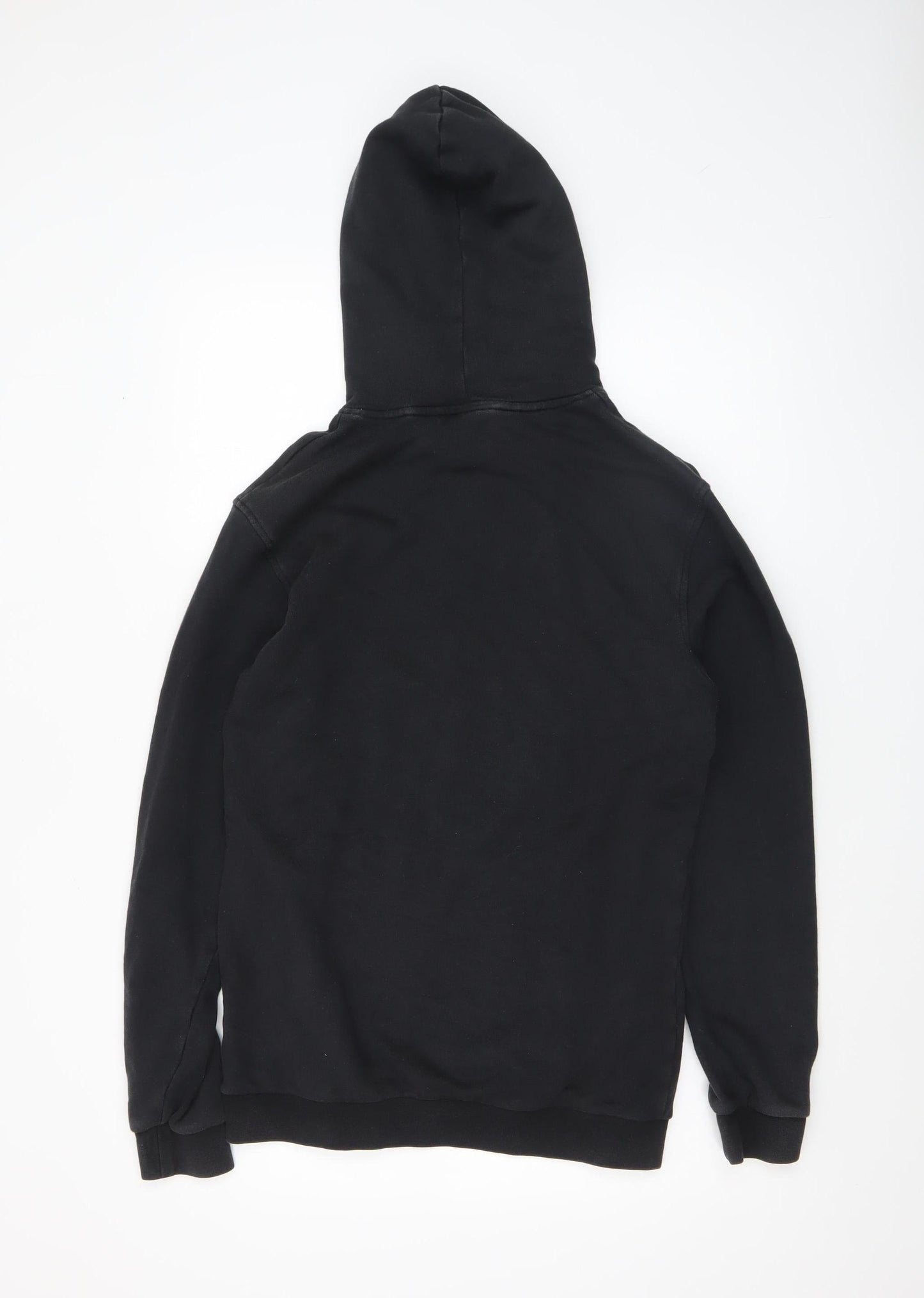 Adidas Men's Black Pullover Hoodie Small Logo Outdoor Sportswear