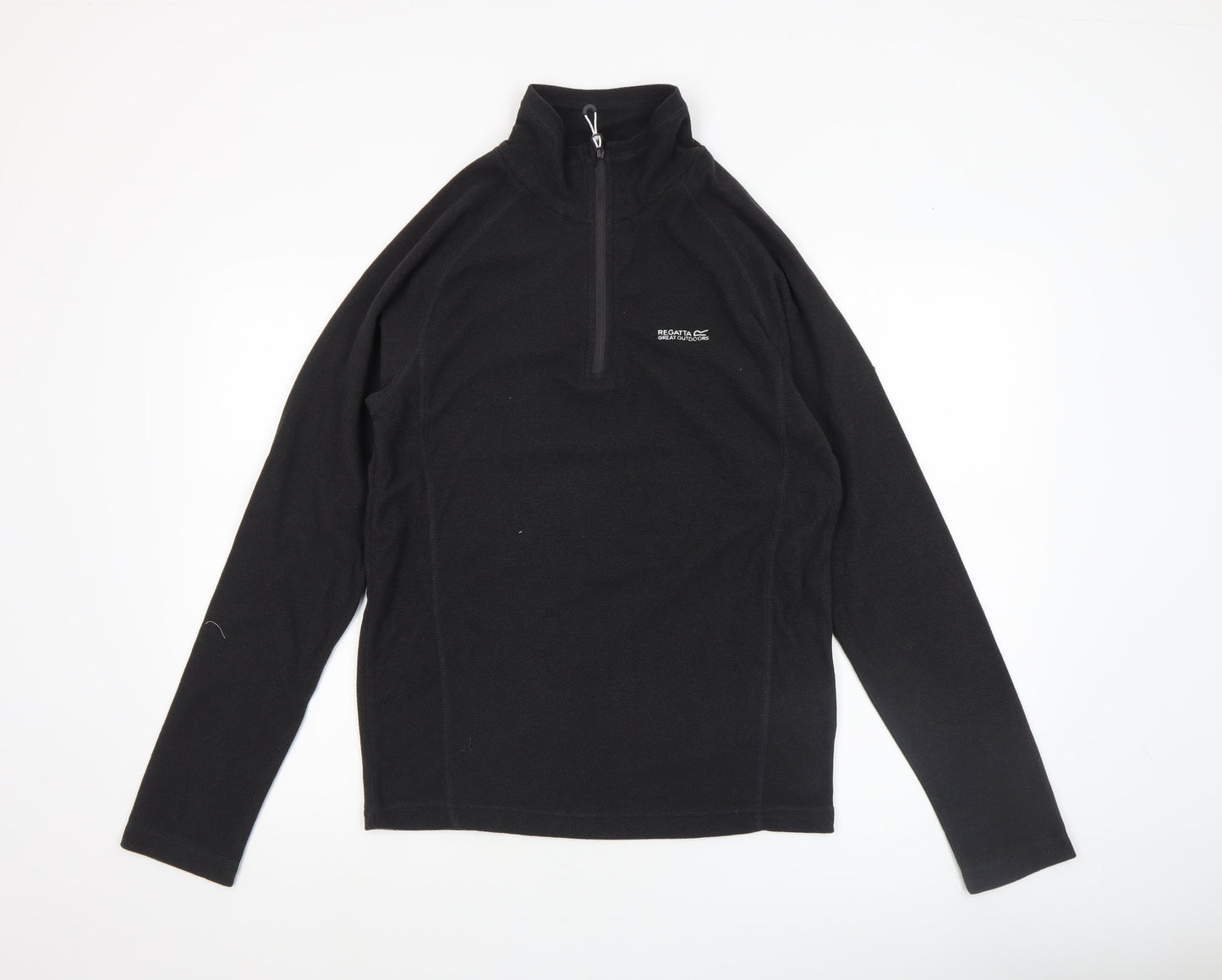Regatta Men’s Black Fleece 1/2 Zip Pullover Sweatshirt Size S