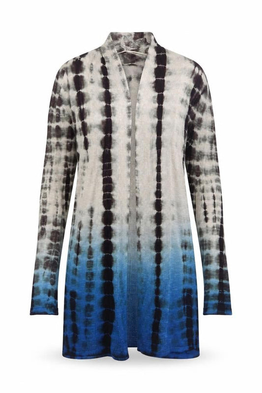 INC International Concepts Women's Multicoloured Tie-Dye Cardigan Size S