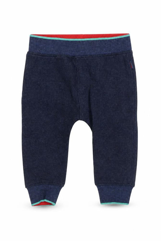 Ted Baker Baby Blue Jogger Trousers 6-9 Months Elastic Waist Cotton Blend