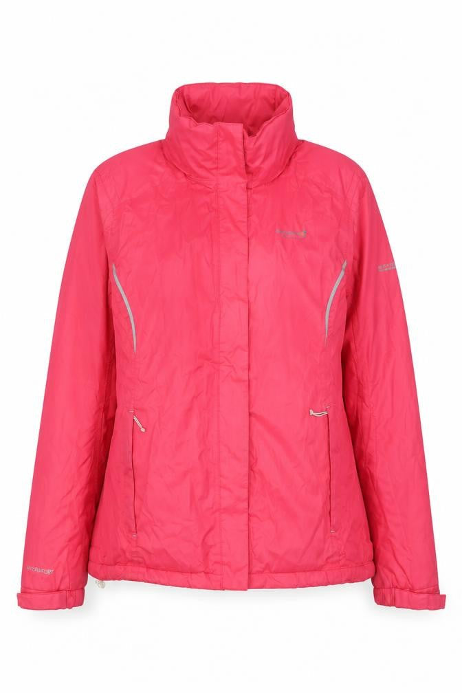 Regatta Women Pink Waterproof Hydrafort Rain Jacket Size 12