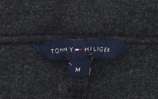 Tommy Hilfiger Women's Charcoal Skinny Trousers M Viscose Blend