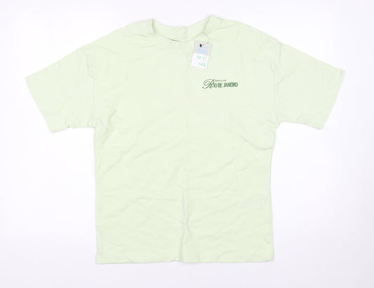 Primark Boys Green Rio de Janeiro Graphic T-Shirt 10-11 Years 146cm