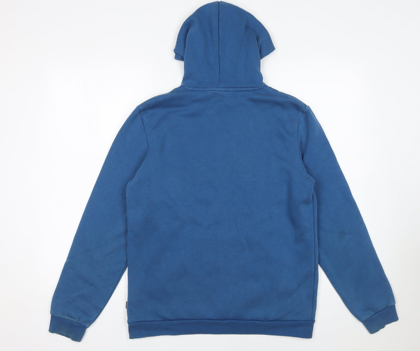 Puma Boys Blue Pullover Hoodie 15-16 Years Regular Fit Fleece Sweatshirt