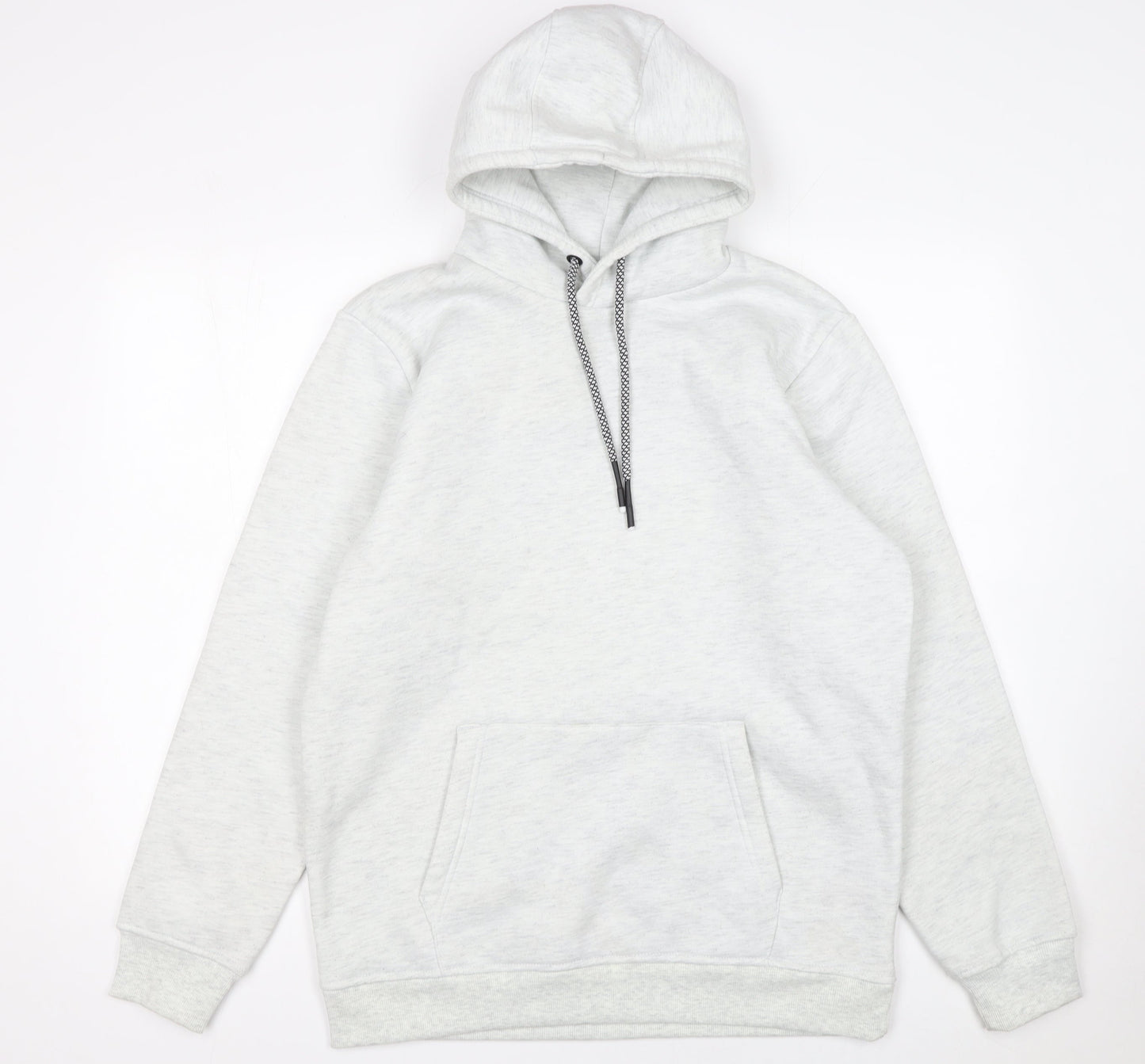 Brave Soul Men’s Grey Pullover Hoodie Size M Regular Fit
