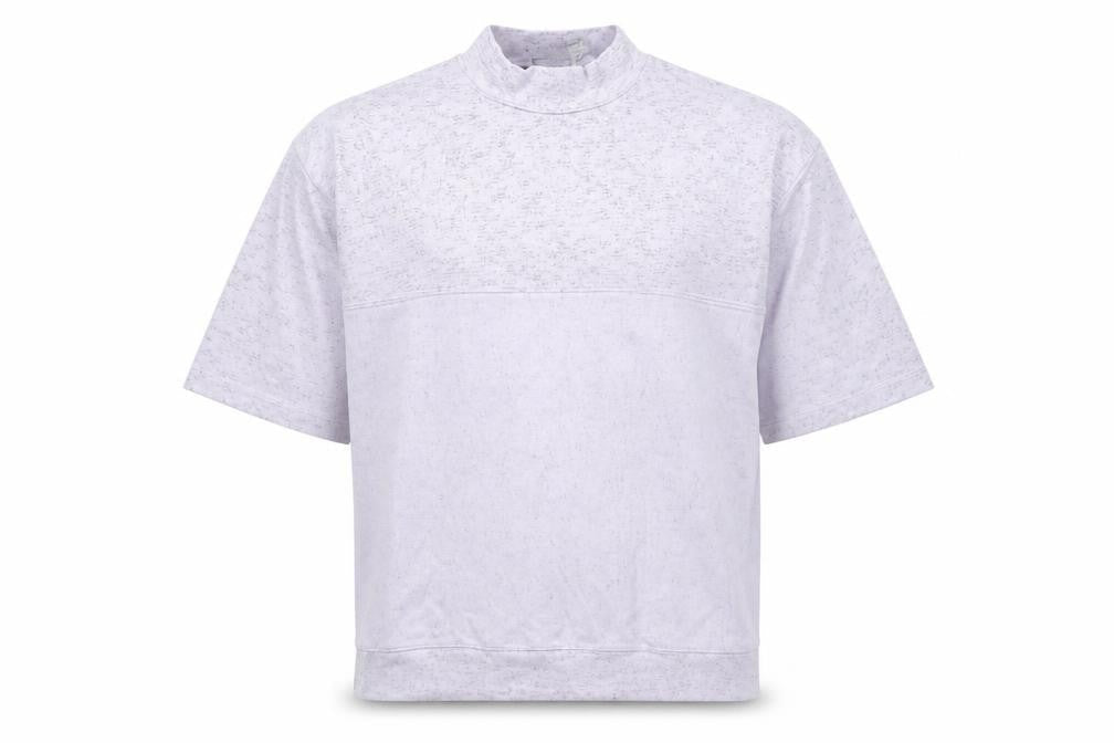 ASOS Men’s Purple Mock Neck Relaxed Fit Short Sleeve T-Shirt Size M