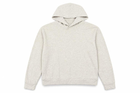 H&M Women's Beige Pullover Hoodie Size S Viscose Blend Casual