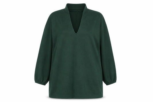 ASOS DESIGN Womens Green Size 16 Shift Knee Length V-Neck Dress