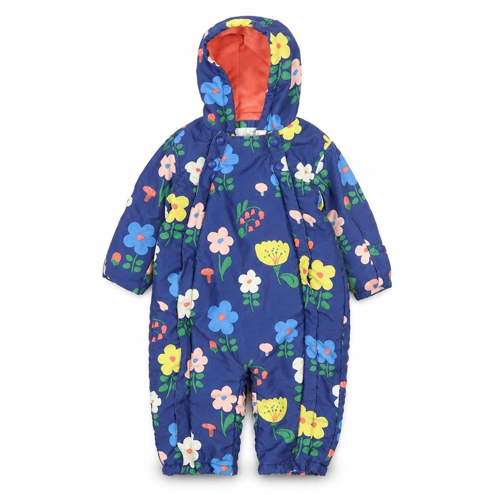 Marks & Spencer Unisex Baby Multicoloured Floral Hooded Snowsuit 12-18 Months