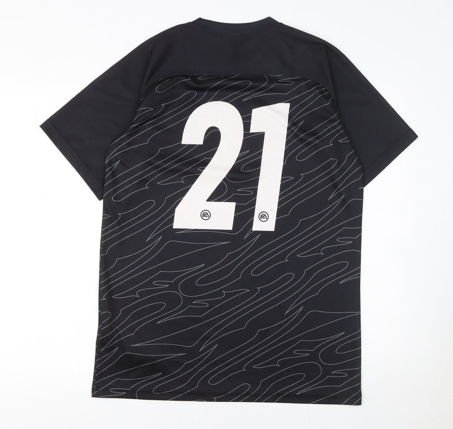 EA Sports Men's Black M Graphic Jersey T-Shirt Football Top