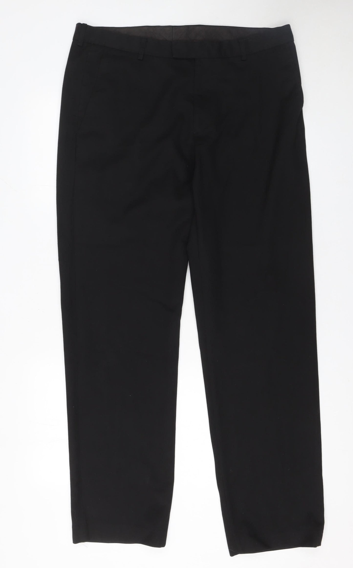 St. Bernard for Dunnes Stores Men's Black 36W 35L Regular Fit Dress Trousers