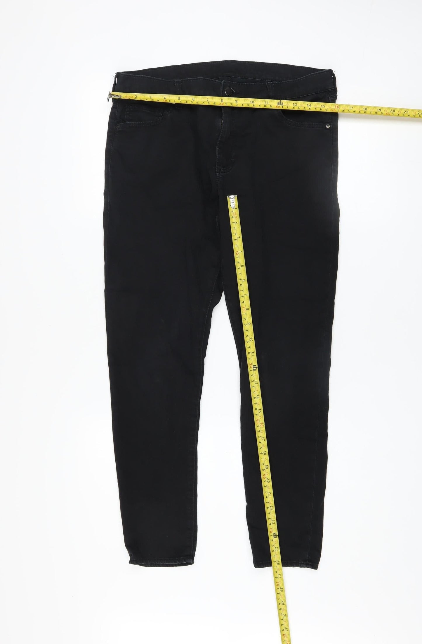 Topshop Moto Black Skinny Jeans Men’s W34 L30 Slim Fit
