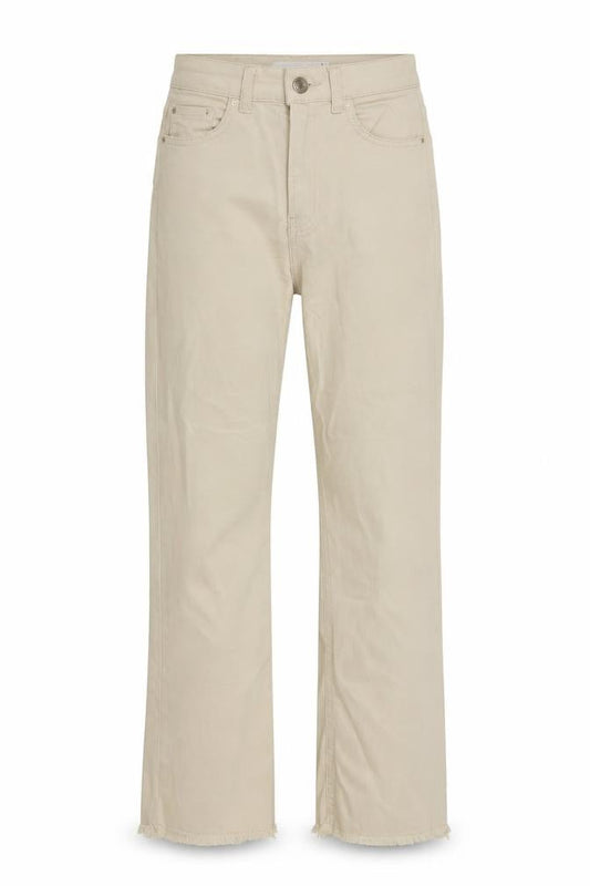 Stradivarius Women’s Beige Straight Jeans Size 4 Mid Rise