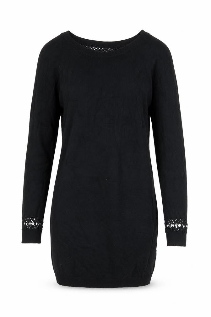 Roxy Womens Black Knit Long Sleeve Pullover Jumper Size S