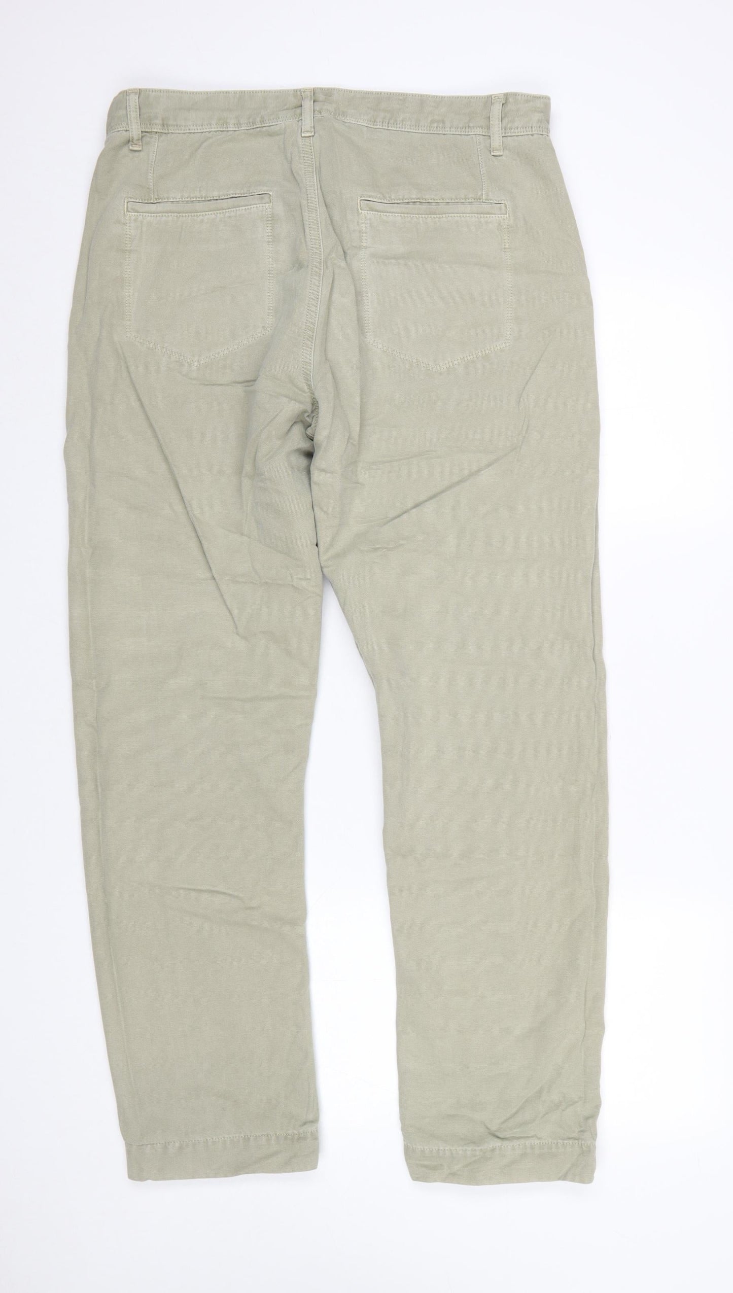 River Island Men's Beige 34x32 Regular Straight Jeans