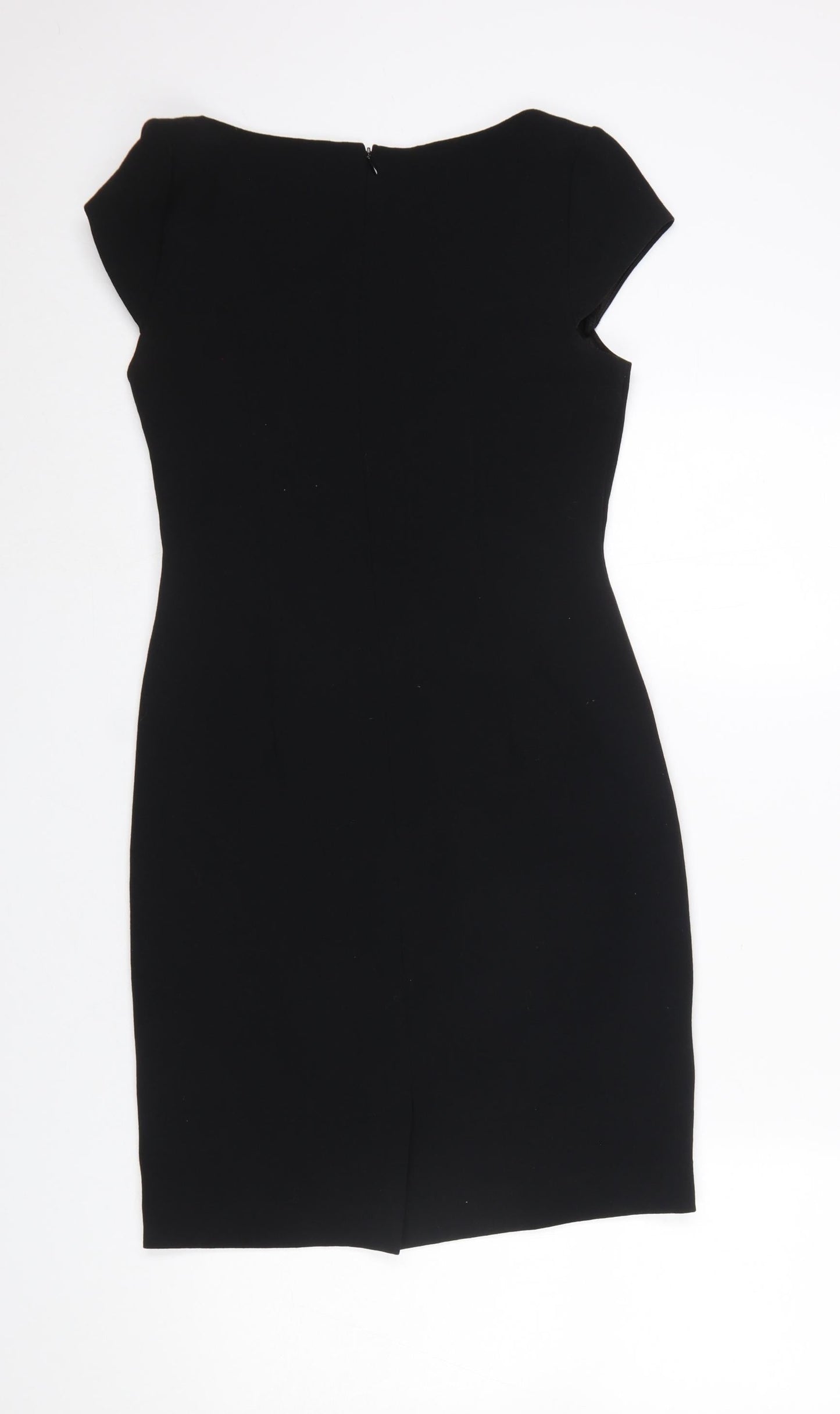 Holly Willoughby Women's Black Size 10 Sheath Knee Length Dress