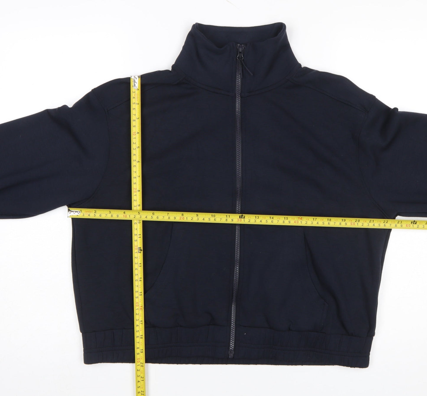 F&F Active Women’s Black Full Zip Sweatshirt Size M Modal Blend