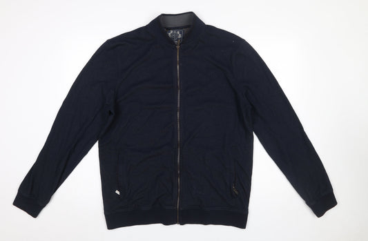 Paul Costelloe Living Men’s Blue XL Full Zip Sweatshirt