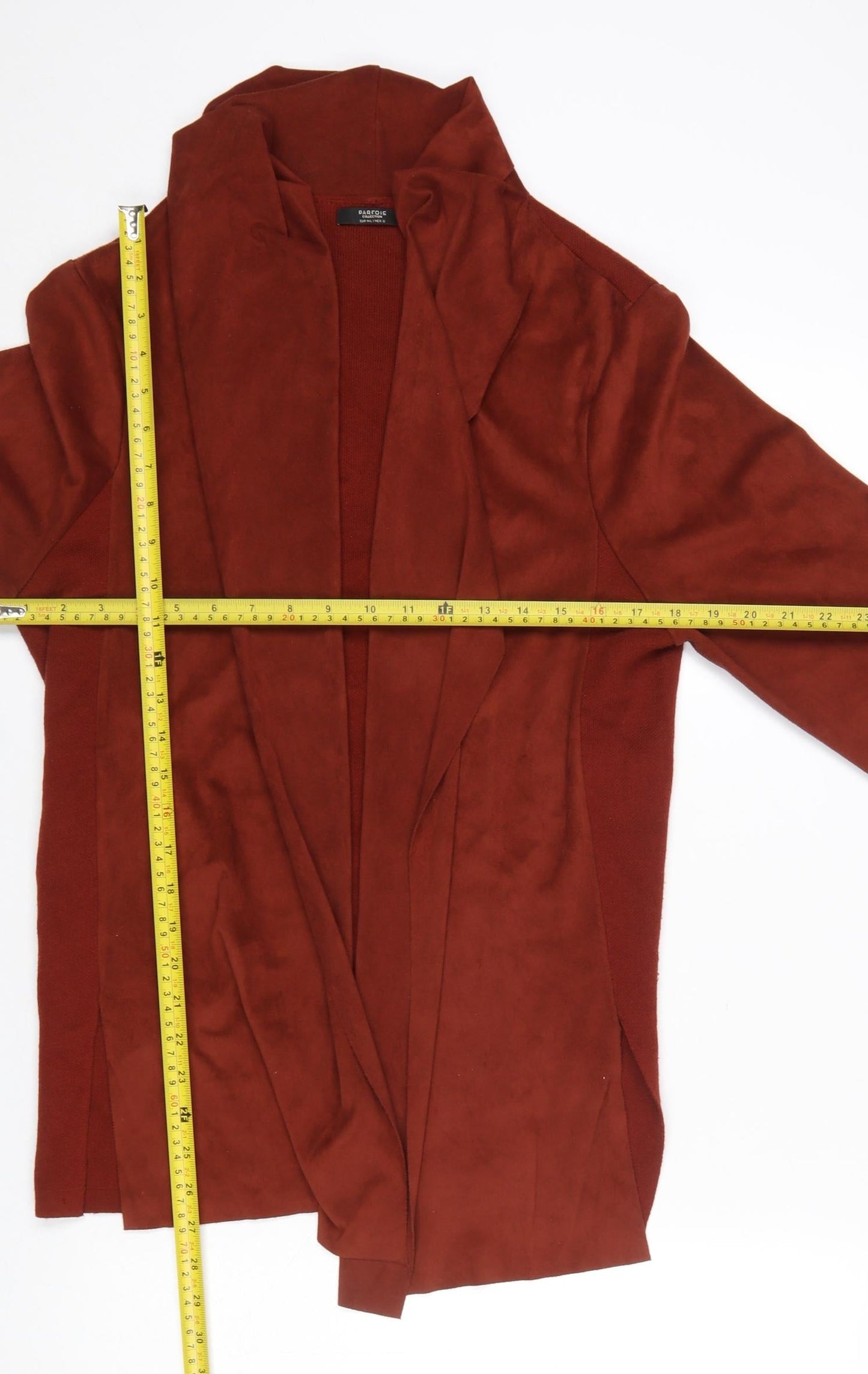 Parfois Women Brown Long Sleeve Open Cardigan Size 12