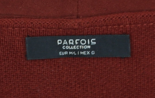 Parfois Women Brown Long Sleeve Open Cardigan Size 12