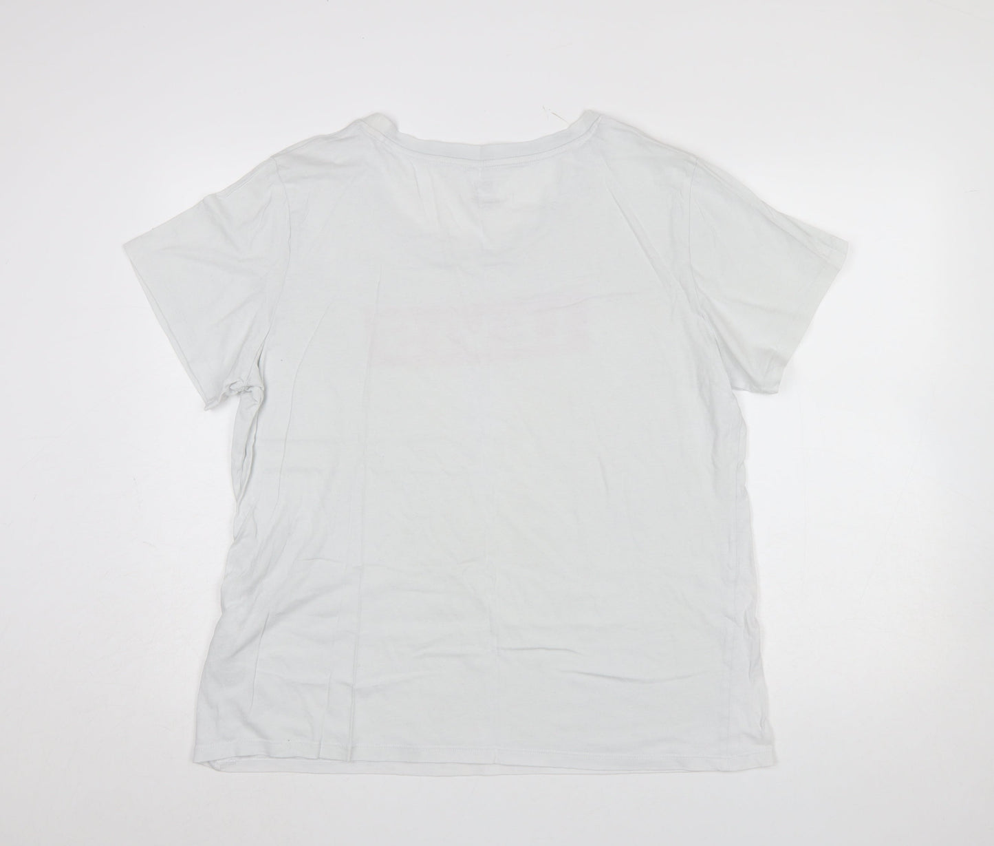 Levi's Womens White 2XL Classic Logo Cotton T-Shirt
