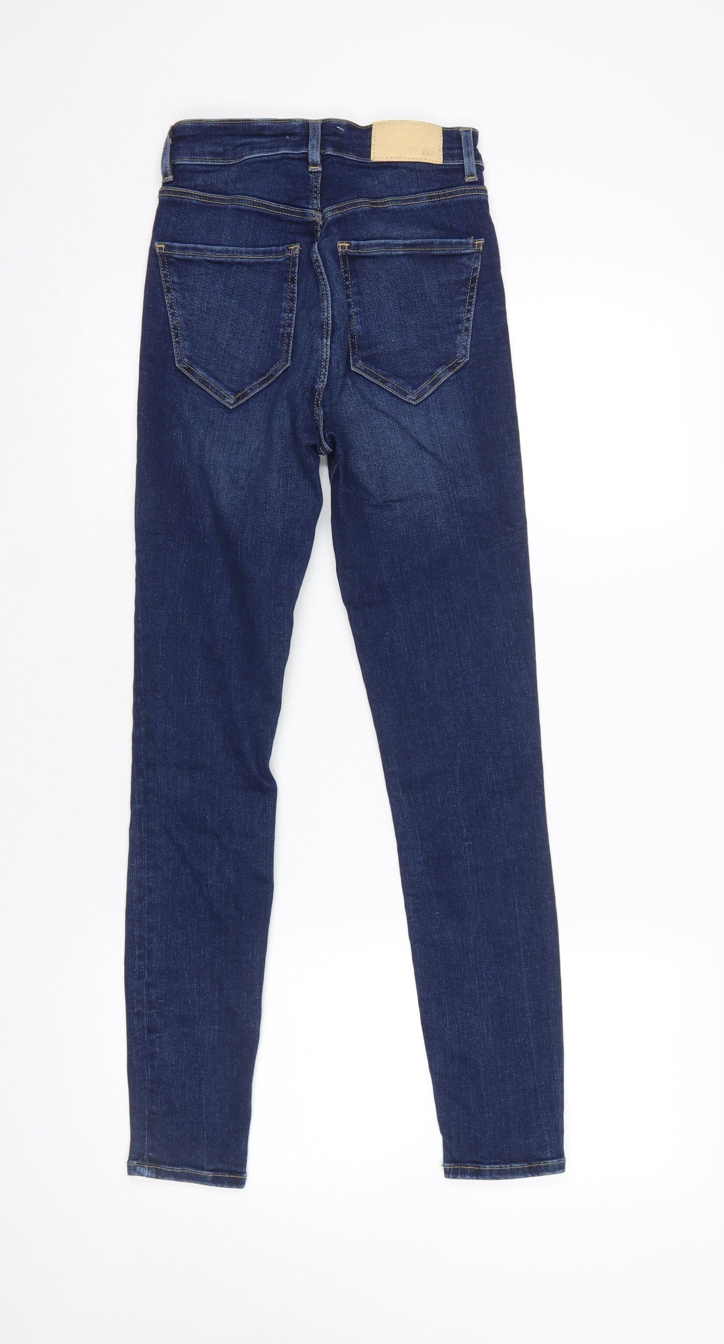 Zara Women’s Blue Skinny High-Rise Denim Jeans Size 6