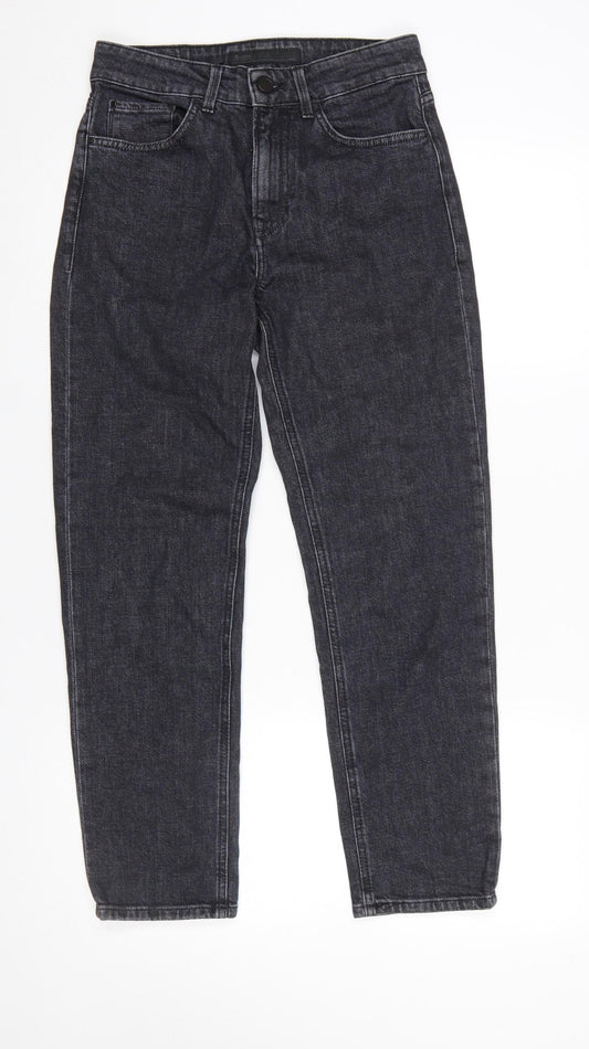 Salsa Womens Black Straight Slim Fit Stretch Jeans Size 6
