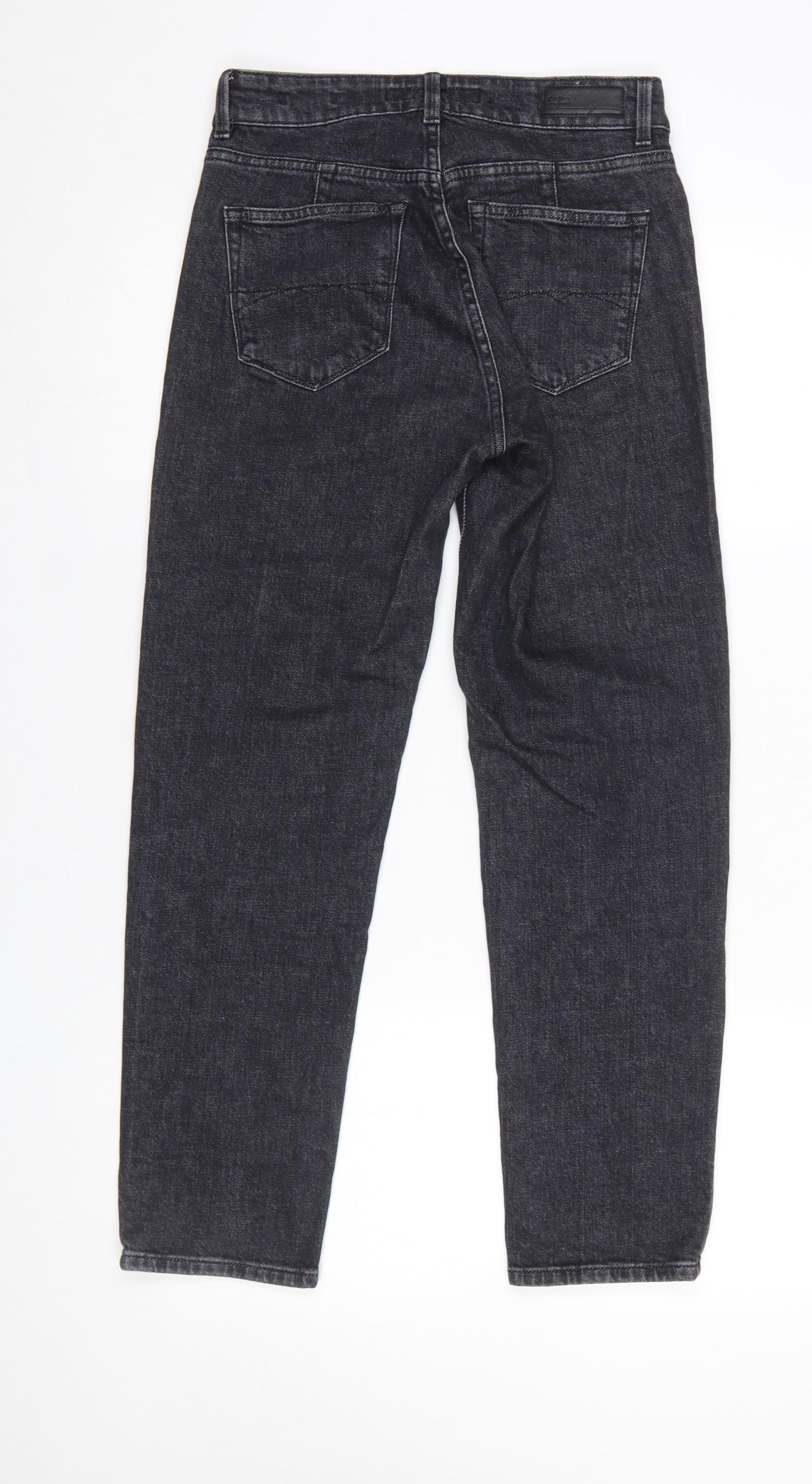 Salsa Womens Black Straight Slim Fit Stretch Jeans Size 6