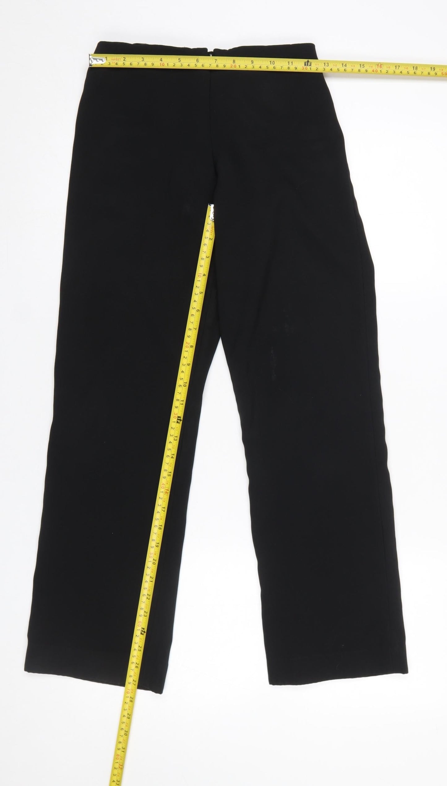 Buttercups Women's Black Workwear Straight Trousers Size 6